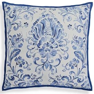NWOT Hotel Collection Palmette Classic Cotton Woven Pique Euro Sham